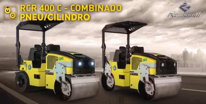Rodillos Compactadores Romanelli RCR 400 C e RCR 400 T